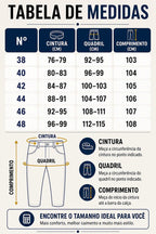 Calça Jeans Masculina Tradicional Corte Reto