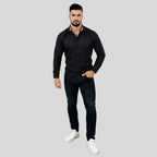 Kit 2 Camisa Social Masculina Slim Fit Manga Longa Oferta