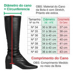 Bota Branca Off White Cano Curto Salto Grosso Bico Quadrado