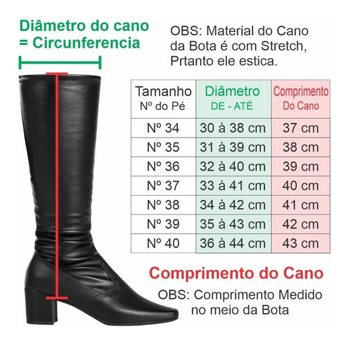 Bota Branca Off White Cano Curto Salto Grosso Bico Quadrado