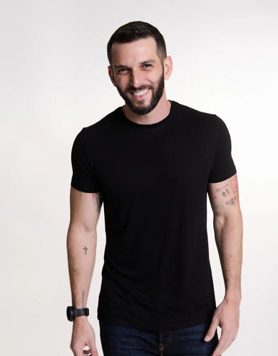 Kit 3 Camisetas Premium Minimalista Anti-amassado Slim Vs