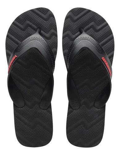 Chinelo Havaianas Track Waves Masculino Preta Original