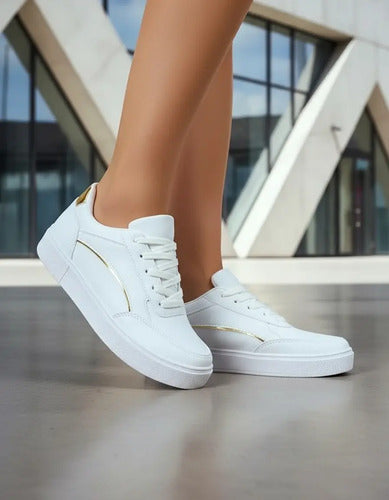 Tenis Feminino Casual Leve Retrô Clássico Moda Confortavel