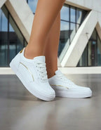 Tenis Feminino Casual Leve Retrô Clássico Moda Confortavel