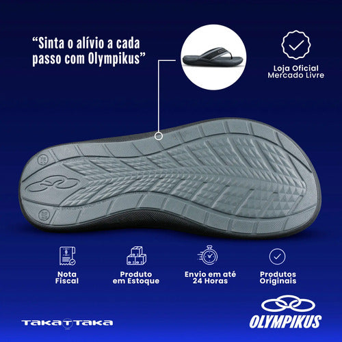 Chinelo Masculino Olympíkus 921 Macio Confortável Ortopédico