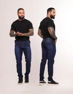 Kit 3 Calças Masculinas Jeans Slim Lycra Premium Elastano