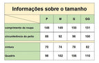 Macacão Feminino Estampado, Macacão Com Gola Redonda