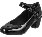 Scarpin Salto Grosso Sapato Boneca Confort Sapato Retrô Moda