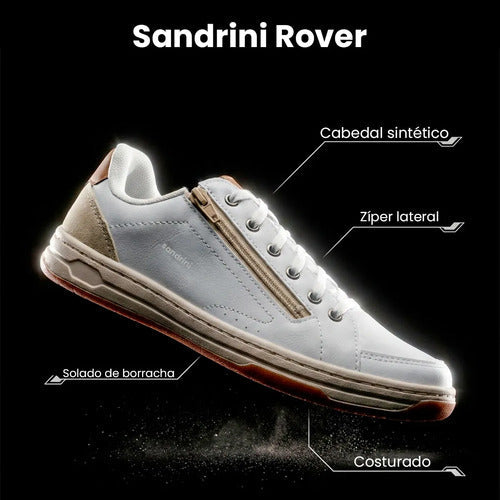 Sapatênis Rover Sandrini Masculino Ziper Elastico Leve