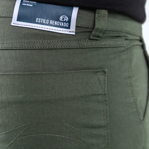 Calça Sarja Masculina Confortavel Premium Esporte Fino