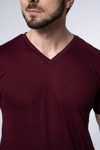 Kit 03 Camisetas Basica Gola V Masculinas Camisa Slim Fit Lisa