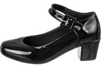 Scarpin Salto Grosso Sapato Boneca Confort Sapato Retrô Moda