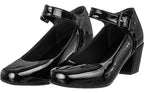 Scarpin Salto Grosso Sapato Boneca Confort Sapato Retrô Moda