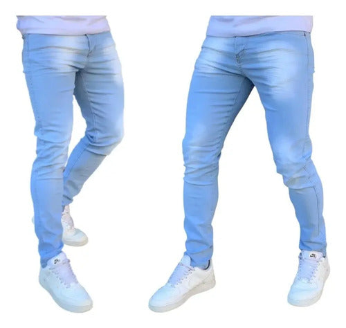 Kit 3 Calças Jeans Masculina Com Elastano Super Confortável