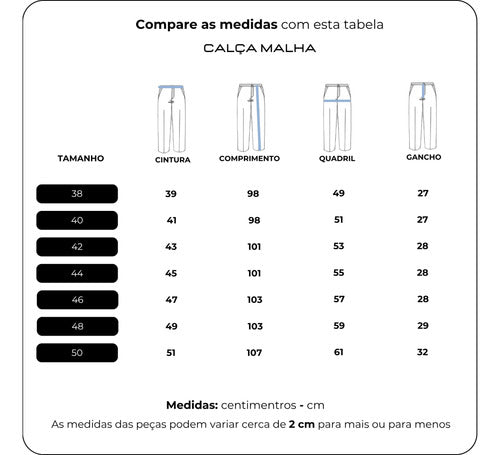 Calça Social Alfaiataria Masculina Malha Elastano Stretch