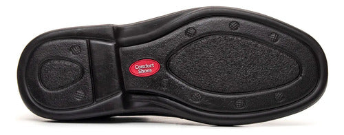 Sapato Masculino Ortopédico De Couro Legítimo Comfort Shoes