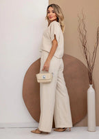 Conjunto Feminino Casual Bia Marrant Crú