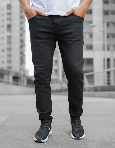 Calça Masculina Lycra Jeans Ou Sarja Slim A Pronta Entrega
