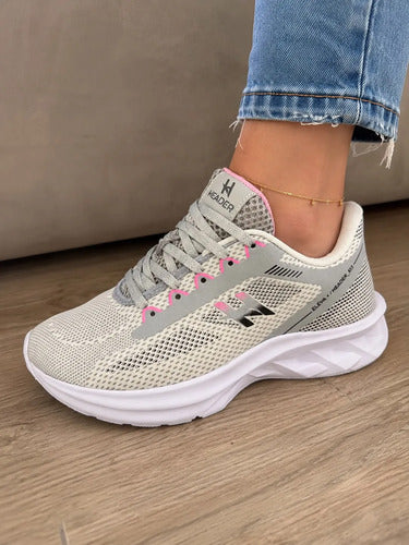Tênis Header Run - Conforto E Estilo Casual Tenis Caminhada