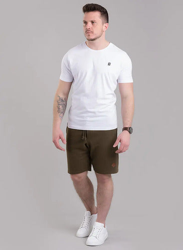 Kit 3 Camisetas Básicas Lisa Algodão Confortável Casual Top