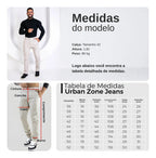 Calça Sarja Social Masculina Esporte Fino Com Elastano