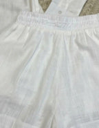 Conjunto Fêmea Linho Camisa E Short Forro Premium Importado