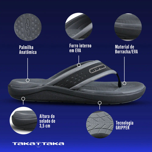 Chinelo Masculino Olympíkus 921 Macio Confortável Ortopédico