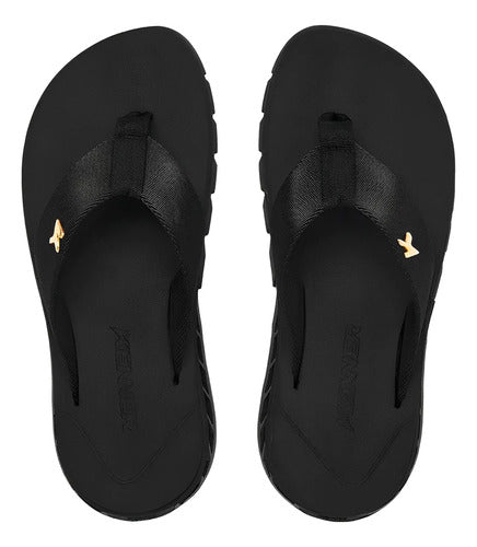 Sandália Kenner Rakka Conforto Extremo Black Envio Imediato