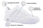 Tênis Urbano Dia A Dia Estilo Retrô Sneaker Runway Masculino
