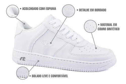 Tênis Urbano Dia A Dia Estilo Retrô Sneaker Runway Masculino