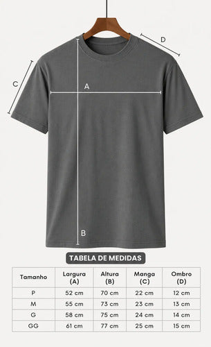Kit 3 Camiseta Básica 100% Algodão Premium Lisa Casual Macio