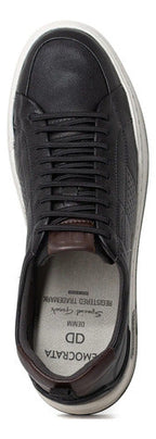 Sapatênis Masculino Democrata Denim Mike Casual Couro