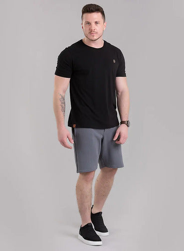 Kit 3 Camisetas Básicas Lisa Algodão Confortável Casual Top