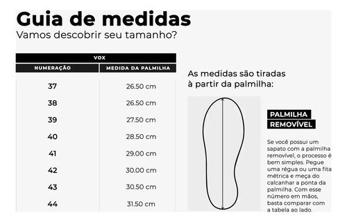 Sapatênis Masculino Ferracini Com Ziper Salto Interno Vox