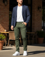 Calça Sarja Masculina Confortavel Premium Esporte Fino