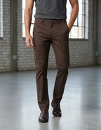 Calça Sarja Masculina Alfaiataria Bolso Faca Tradicional