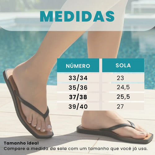 Chinelo De Dedo Rasteirinha Feminino Verão Super Leve