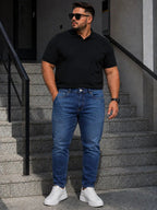 Calça Masculina Jeans Sarja Plus Size Slim Tamanhos Grandes
