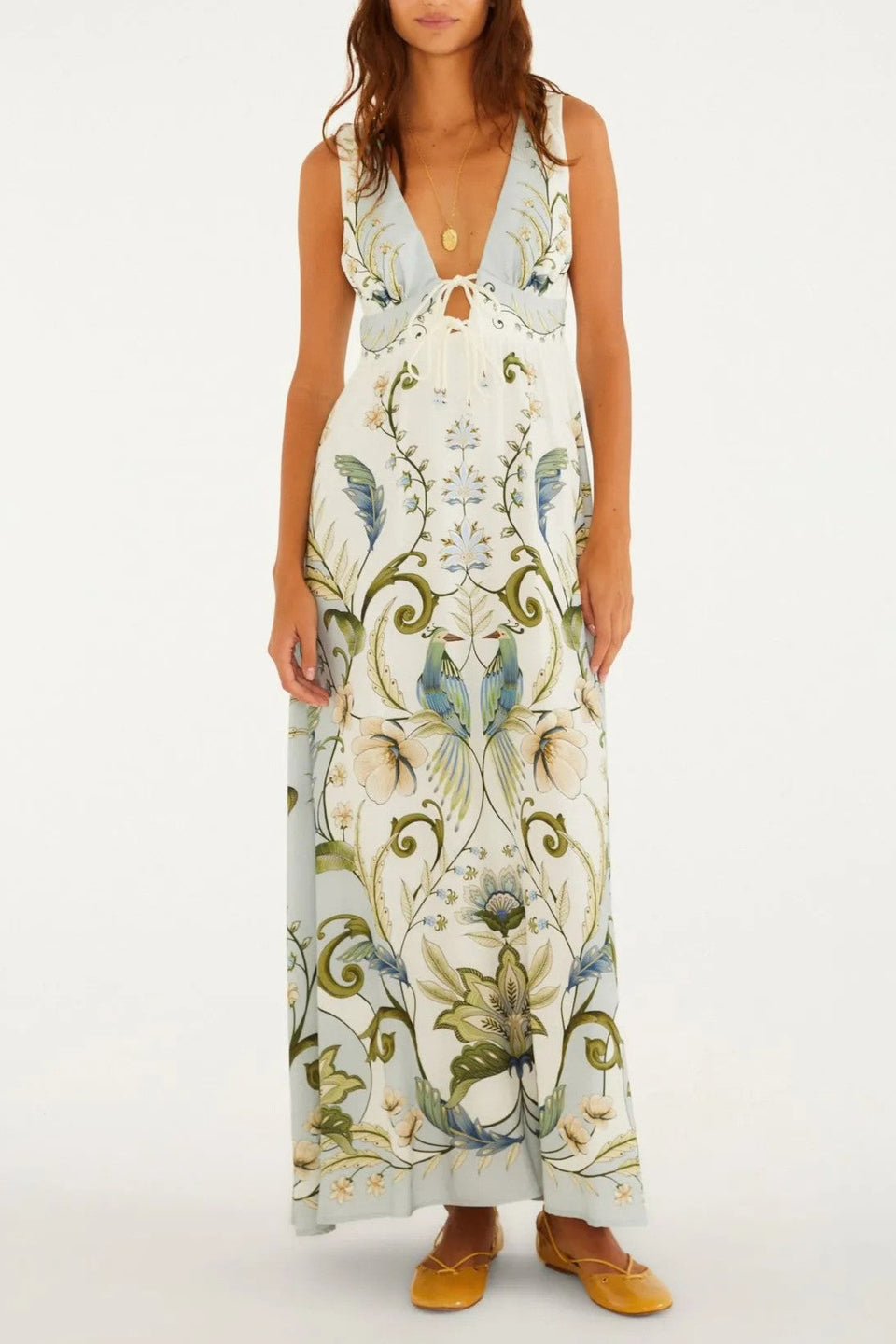 Vestido Longo Estampado Milena