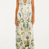 Vestido Longo Estampado Milena
