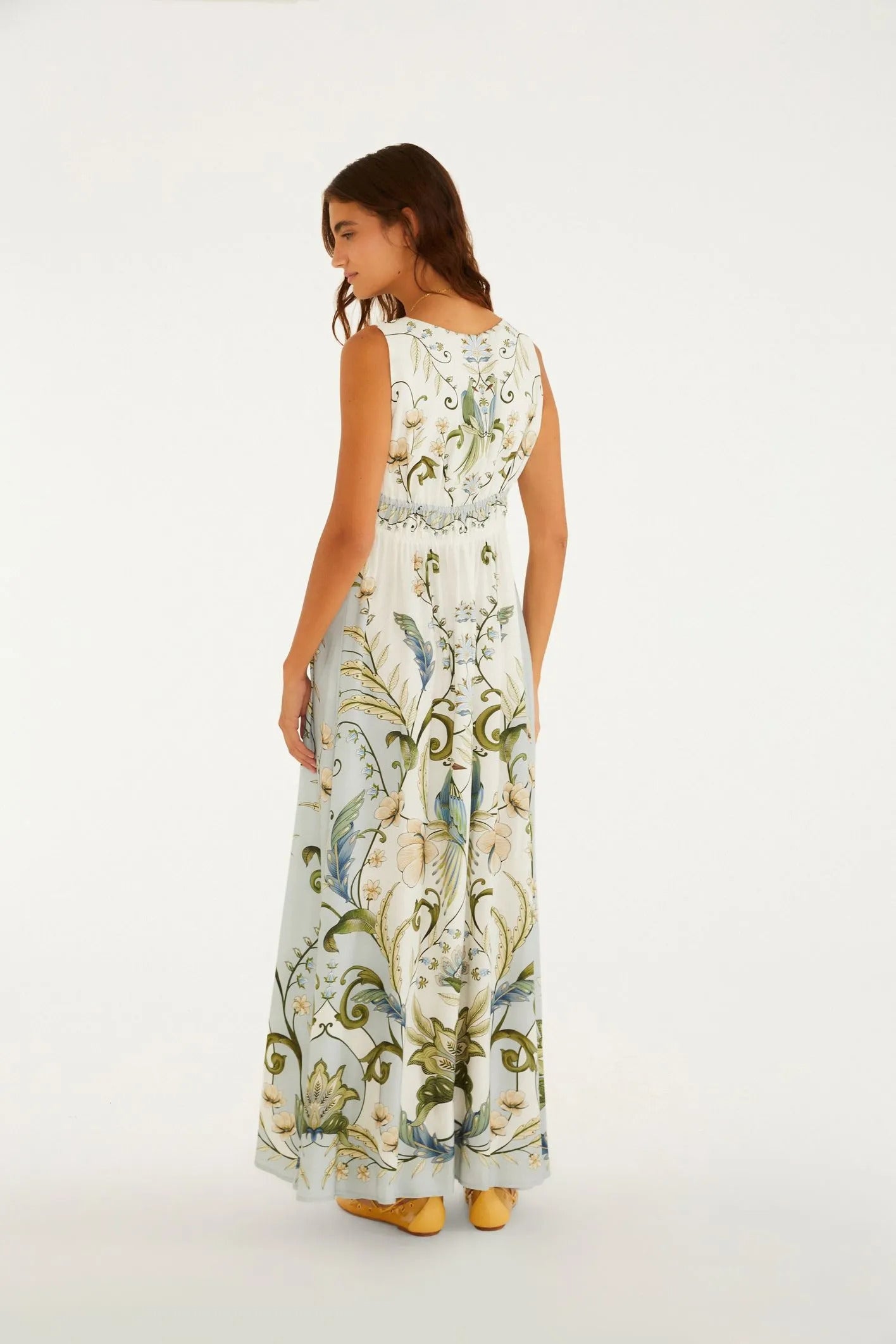 Vestido Longo Estampado Milena