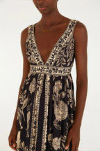 VESTIDO FARM CROPPED JARDIM DE CORDEL