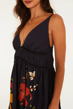 Vestido Curto Estampado Floral Diva