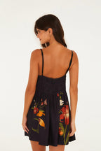 Vestido Curto Estampado Floral Diva