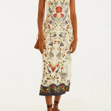 VESTIDO FARM MIDI SONHO DE MORANGO
