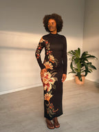 VESTIDO FARM MIDI JARDIM MAJESTOSO
