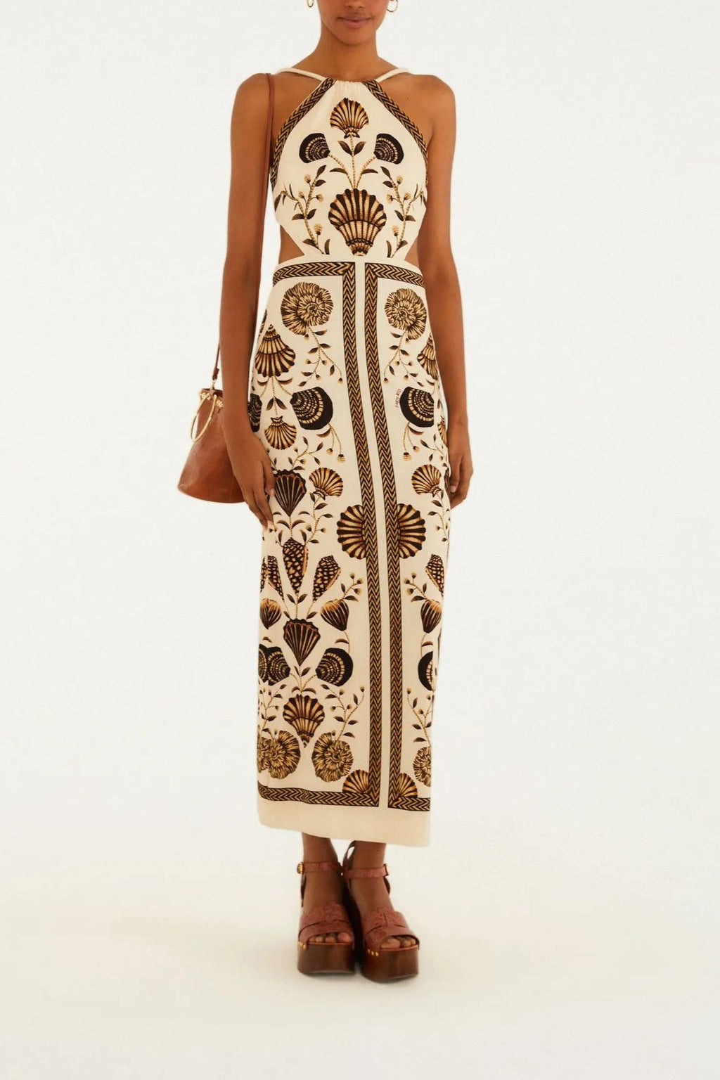 Vestido Midi Farm Sonho De Concha