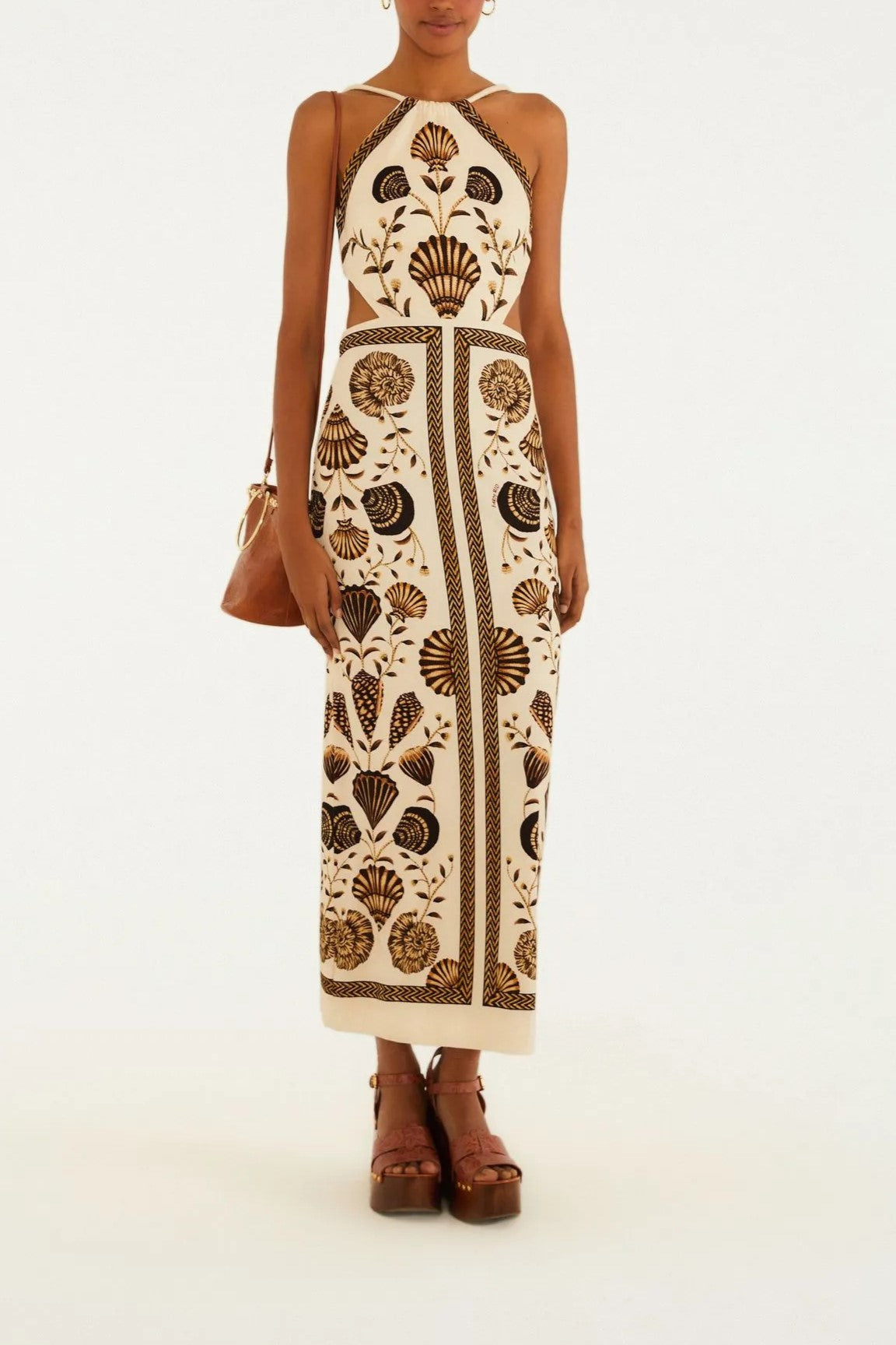 Vestido Midi Farm Sonho De Concha