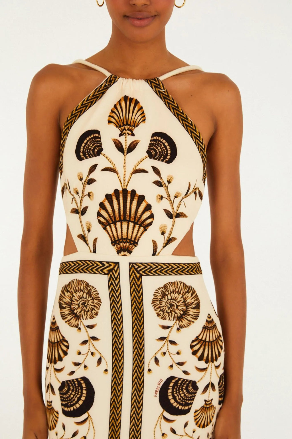 Vestido Midi Farm Sonho De Concha