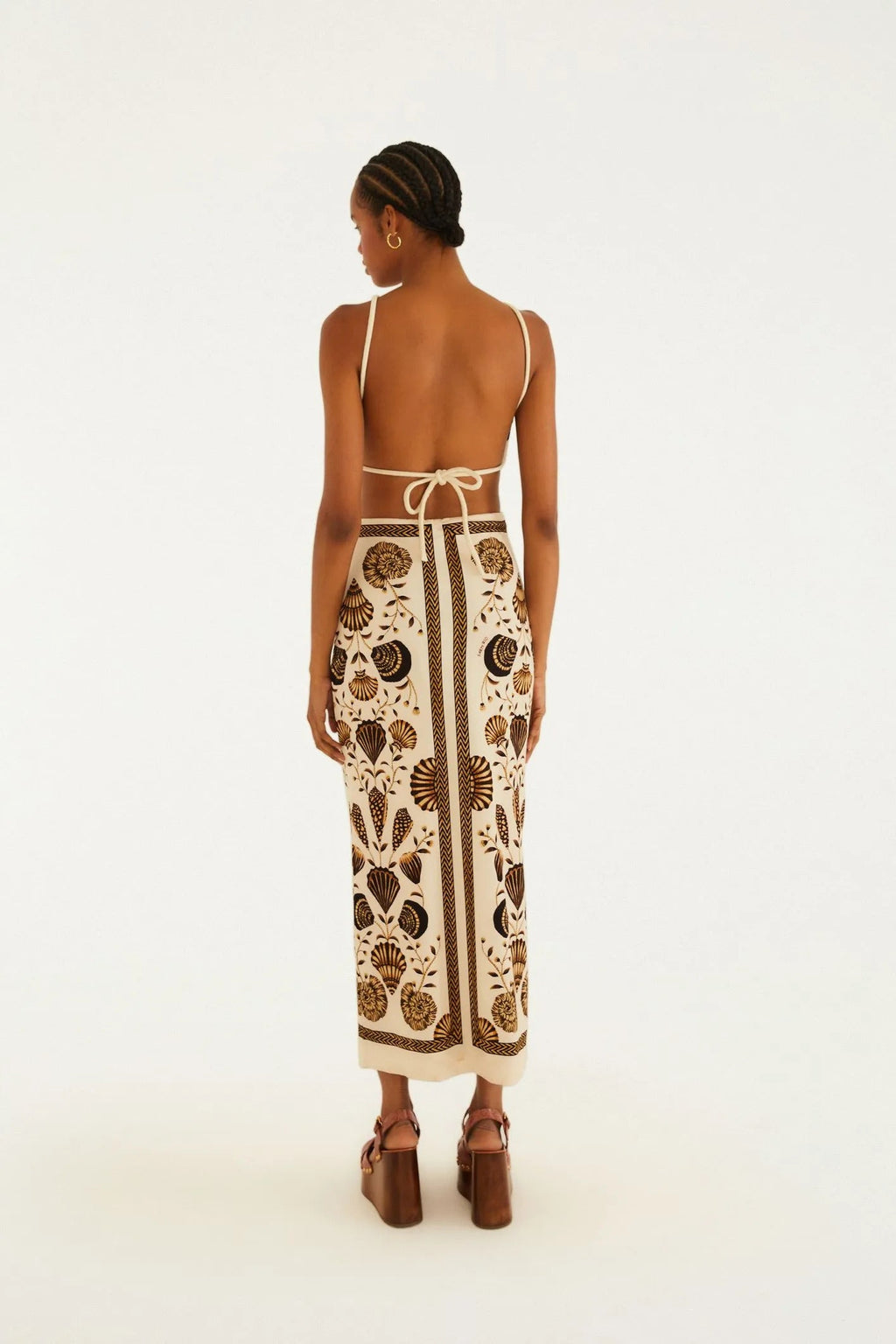 Vestido Midi Farm Sonho De Concha